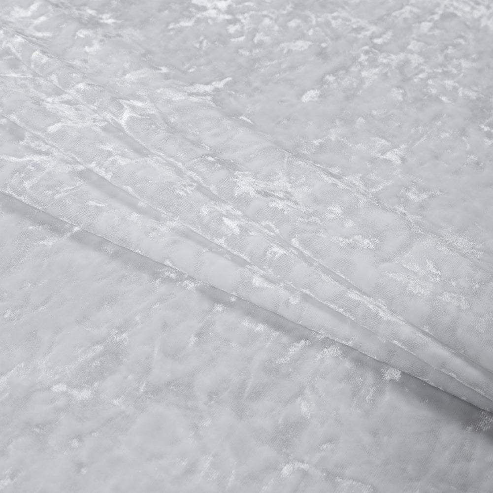 Stretch Crushed Velour - White - Joann Fabrics