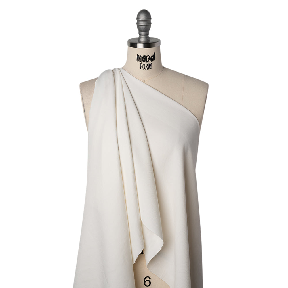 Washed Rayon Twill - Ivory - Designer Deadstock - Joann Fabrics