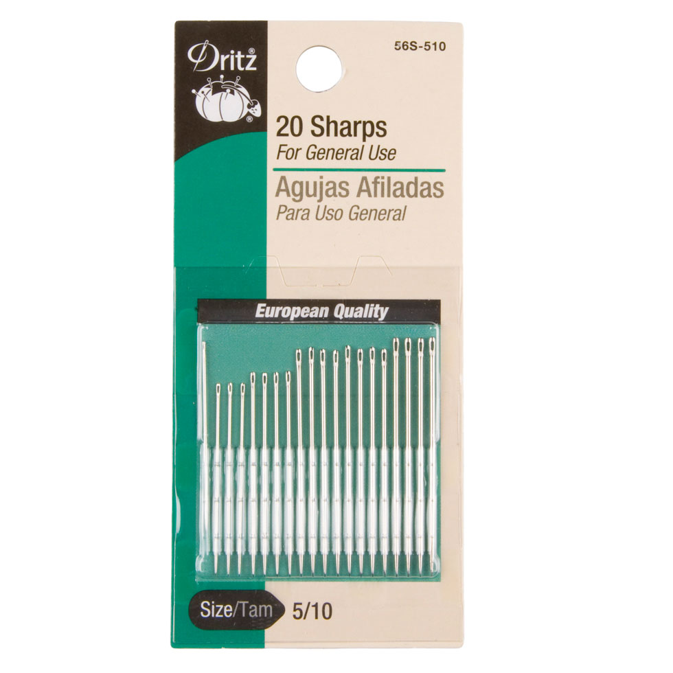 Dritz Sharp Needles Size 5/10 - 20ct - Joann Fabrics
