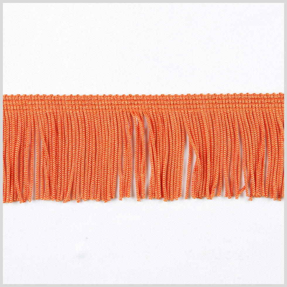 Orange Chainette Fringe - 2