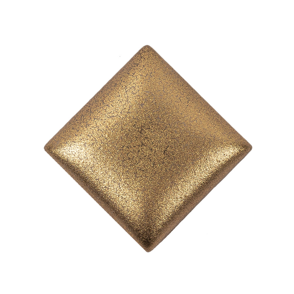 Square Plastic Shank Back Button - 44L/28mm - Gold - Joann Fabrics