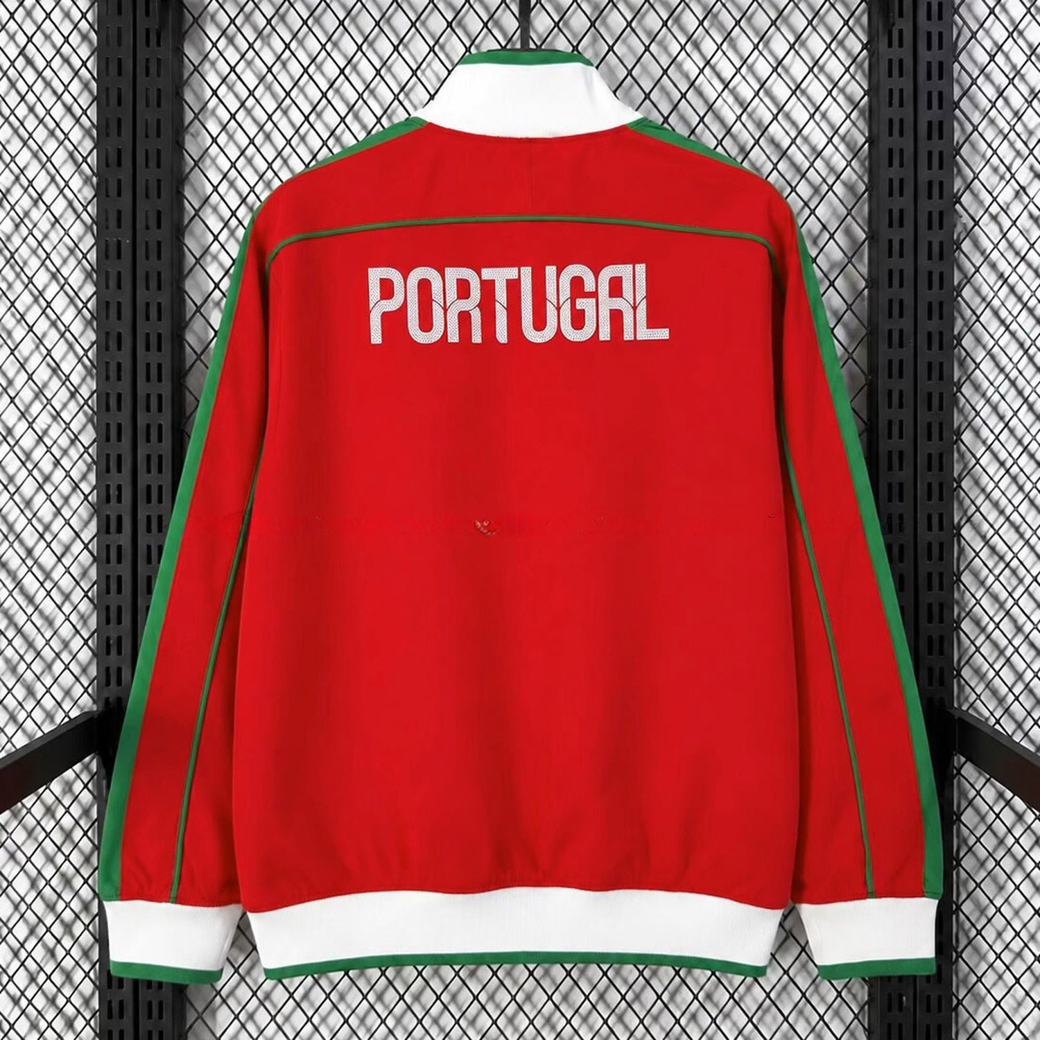 Retro Portugal 2010-12 Red Windbreaker - UnitedFutballJersey