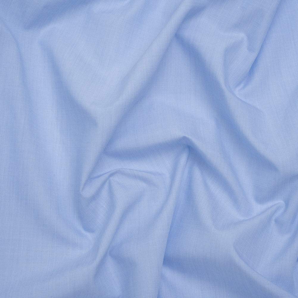 Cotton Shirting - Powder Blue Heathered - Deadstock - Joann Fabrics