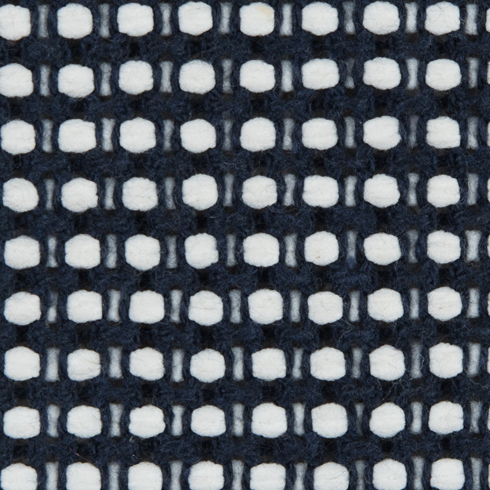 White/Navy Checkered Loosely Woven Novelty Tweed - Joann Fabrics
