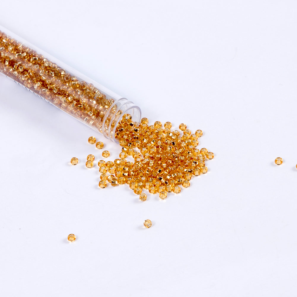 Gold Czech Seed Beads - Size 8 - Joann Fabrics