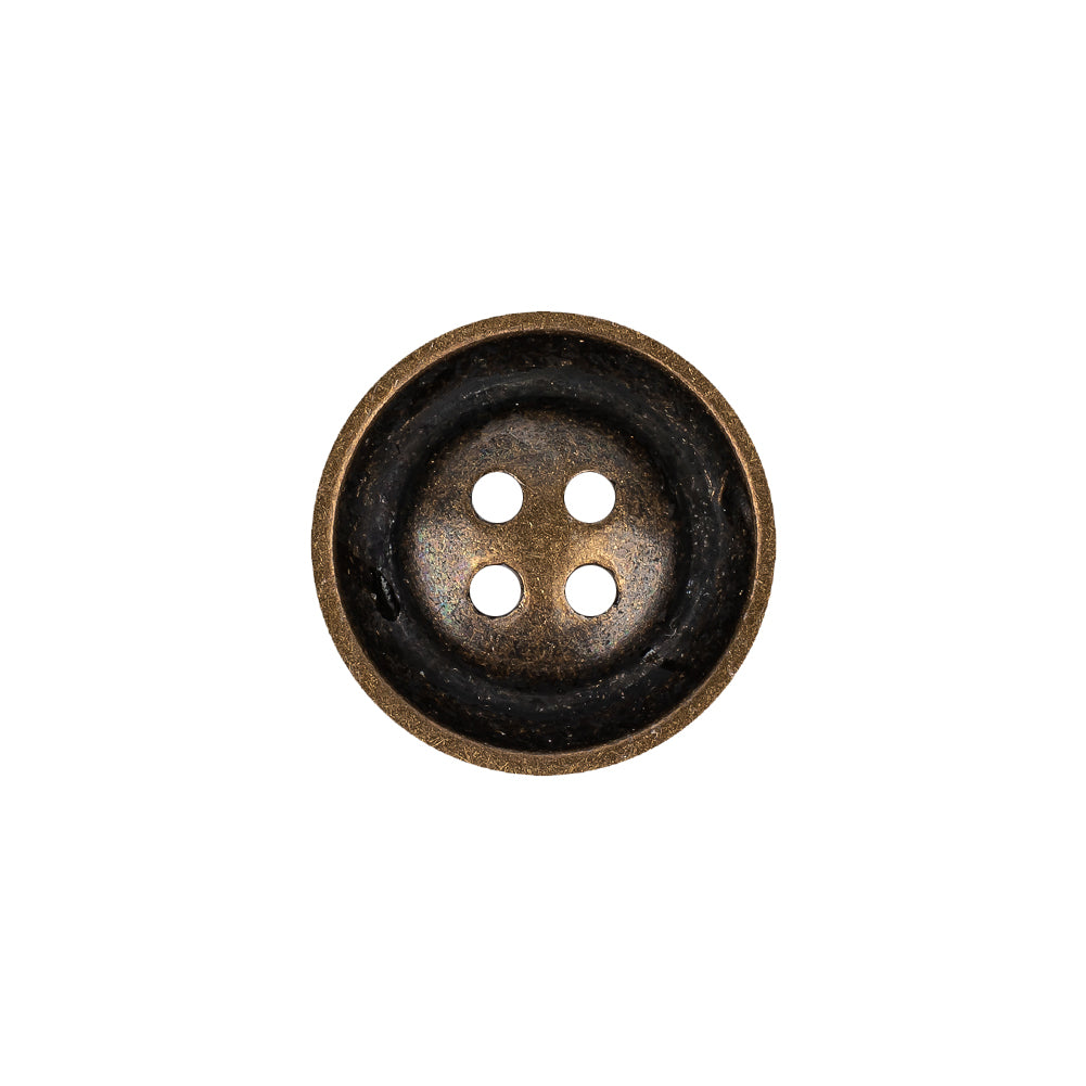 Italian Bronze Textured Inkwell 4-Hole Metal Button - 28L/18mm - Joann Fabrics