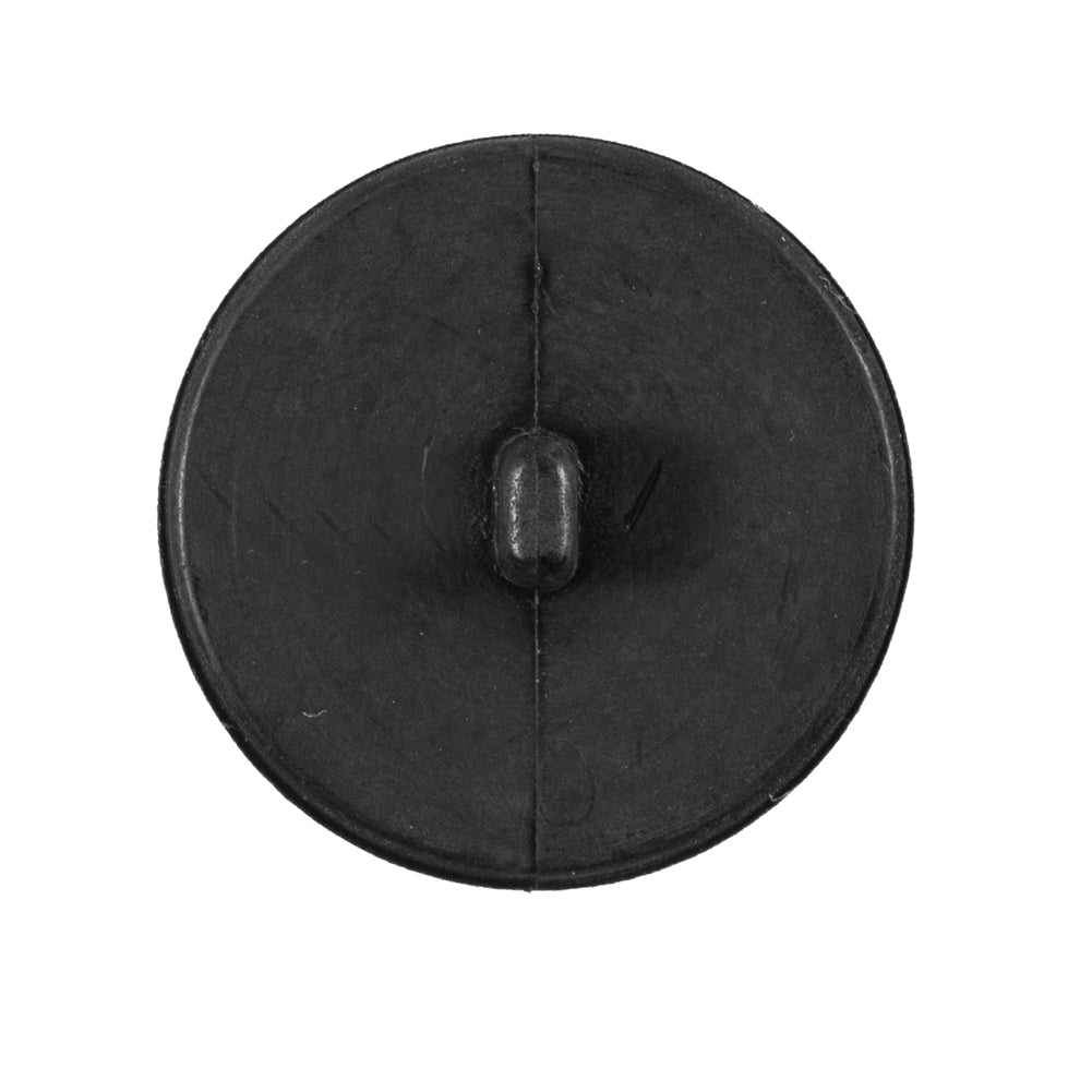 Italian Matte Black Domed Plastic Button - 44L/28mm - Joann Fabrics