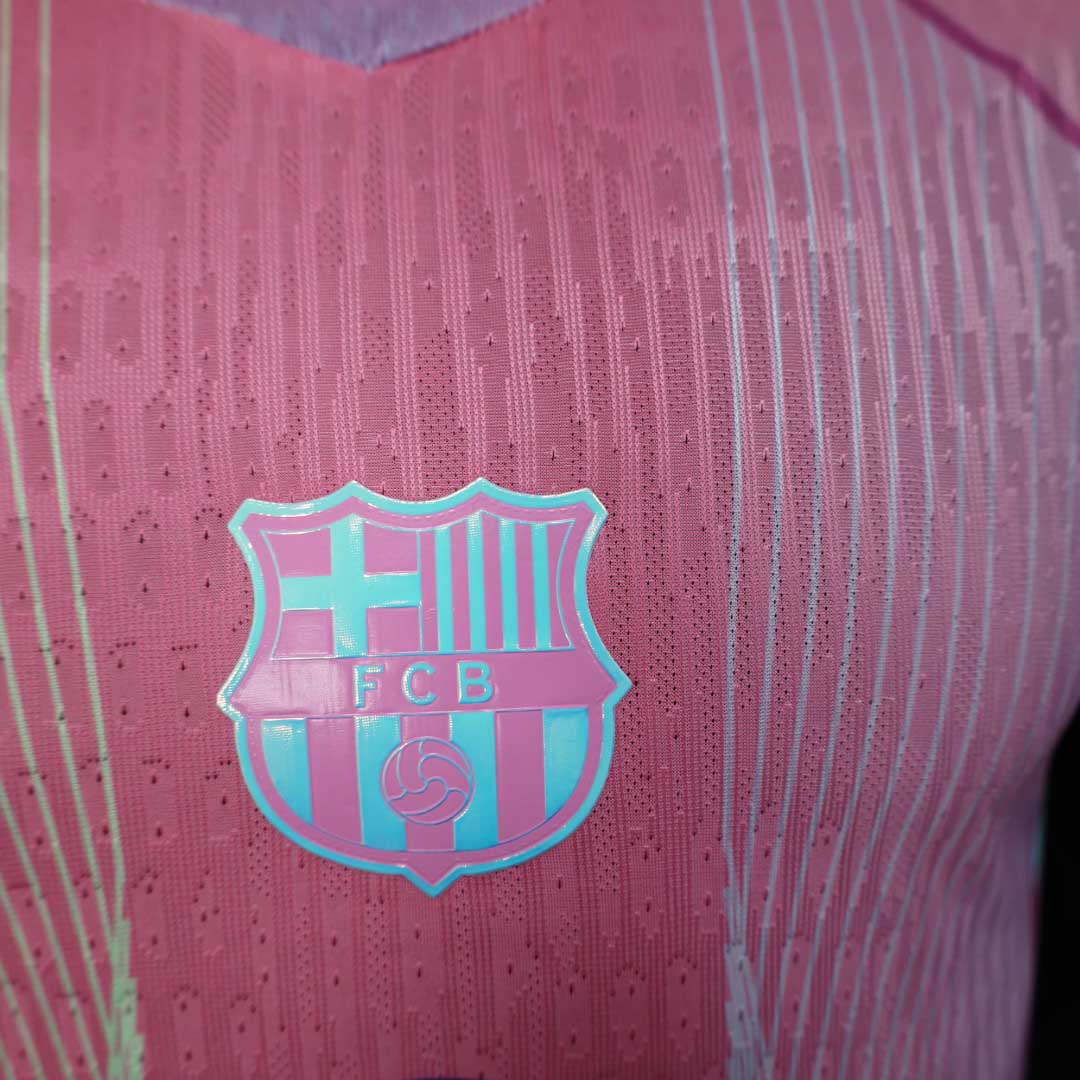 2025/2026 Barcelona Player Version Special Edition Pink Football Jersey 1:1 Thai quality