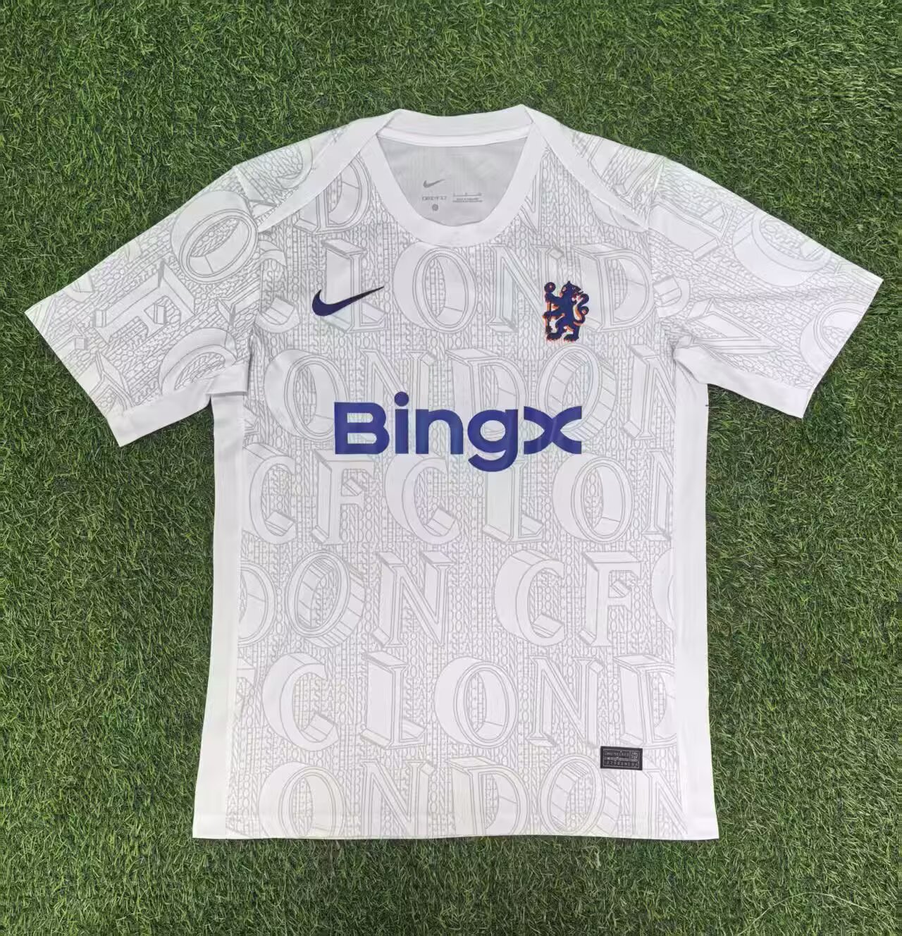2025/2026 Chelsea Pre-match training uniforms white Football Jersey 1:1 Thai Quality
