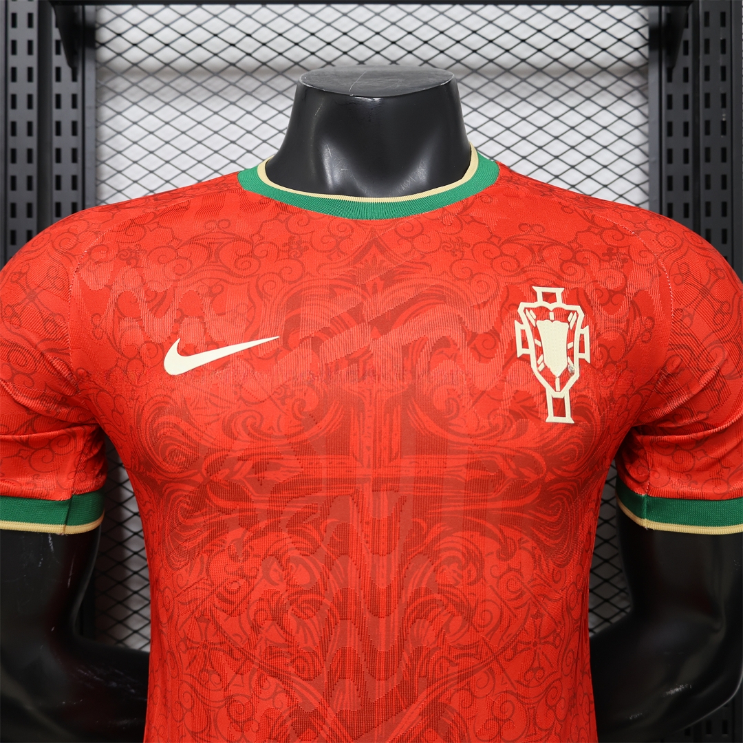 Portugal 2026 Cross Red Special Jersey - Player Version - UnitedFutballJersey