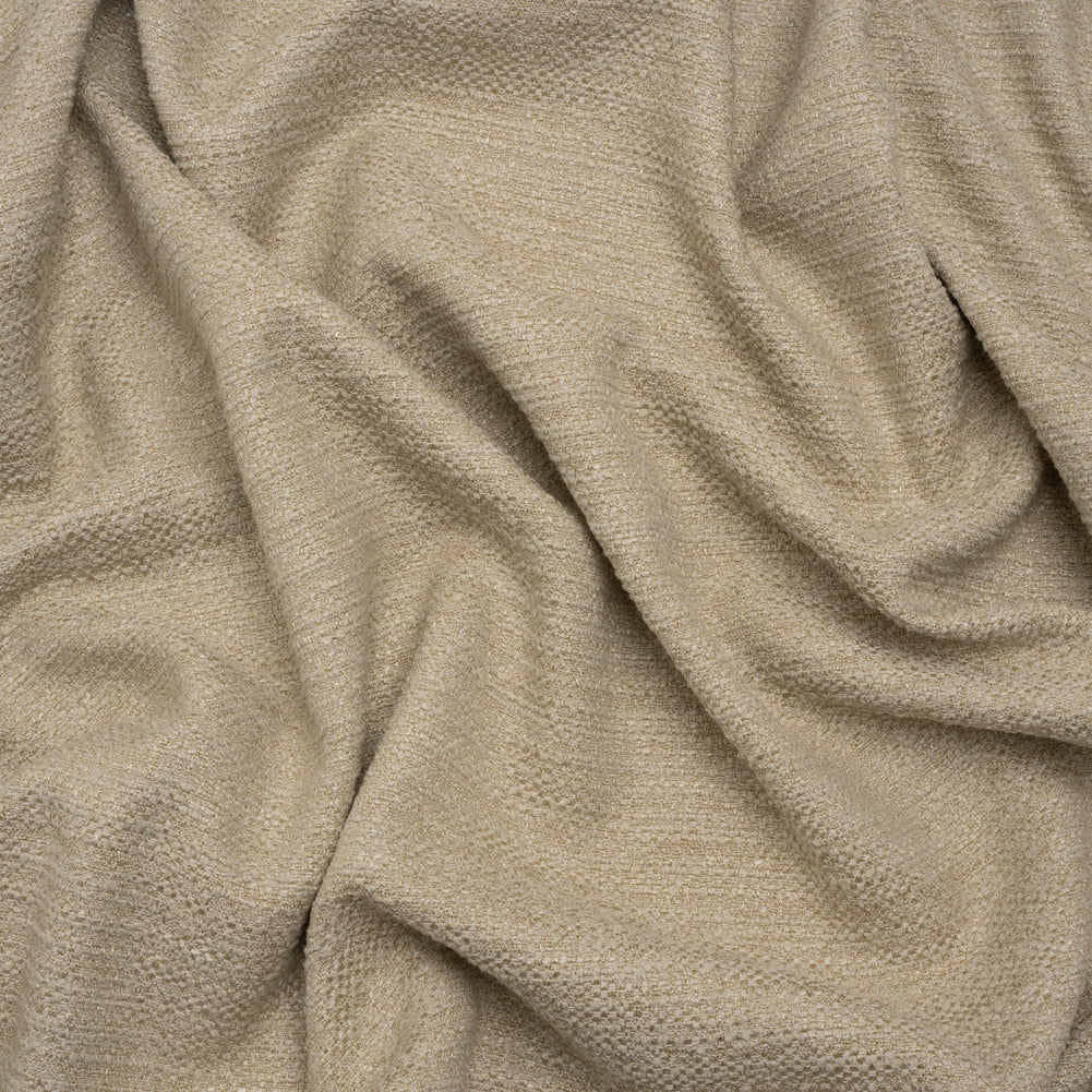 Textured Recycled Polyester Woven - Oatmeal Boucle Stripes - British Imported - Joann Fabrics