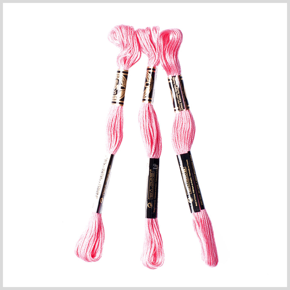 3-Pack DMC Size 6 Embroidery Floss #603 Aurora Pink - Joann Fabrics