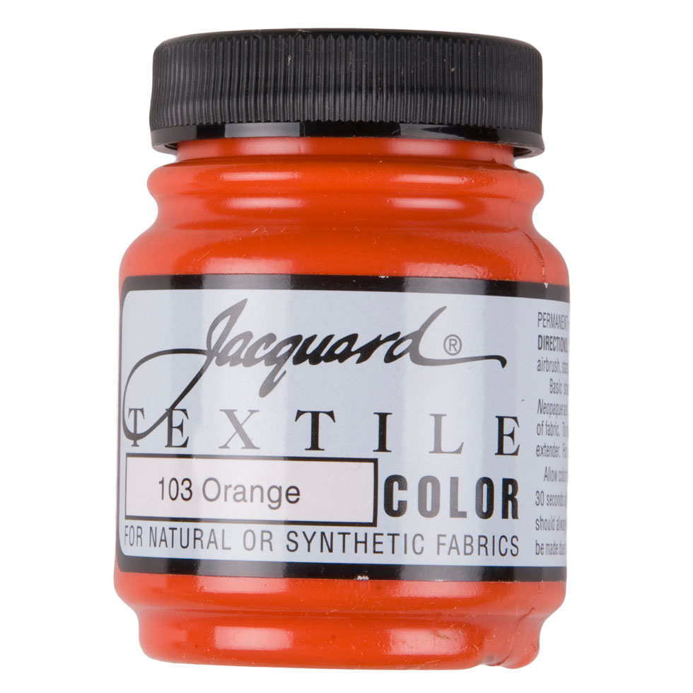 Jacquard Textile Color Fabric Paint - 103 Orange - Joann Fabrics