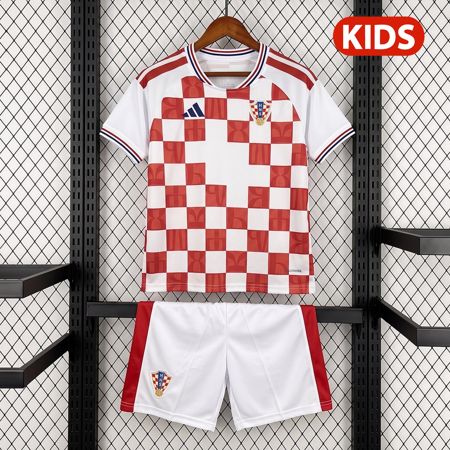 Croatia 2027 Home Kids Kit - UnitedFutballJersey