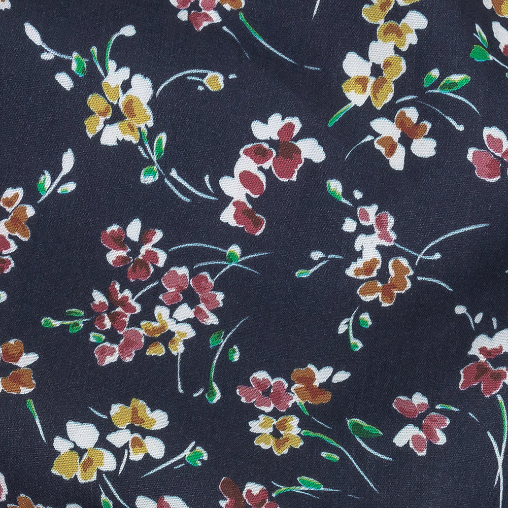 Cotton Poplin Print - Navy Floral - Mood Exclusive Dear Ditsy - Joann Fabrics