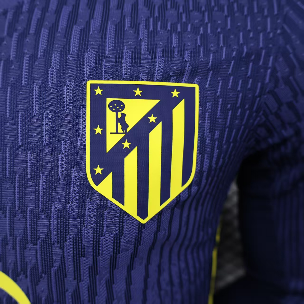 2025/2026 Long Sleeve Player Version Atletico Madrid Away Football Jersey 1:1 Thai quality