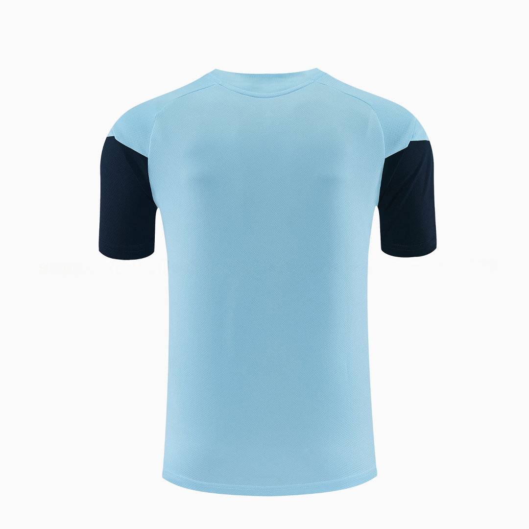Argentina 2026 Short-Sleeve Training Set - Light Blue Top & Dark Blue Pants - UnitedFutballJersey