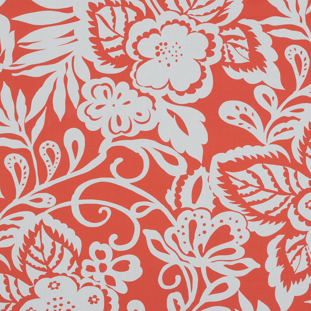 Mood Exclusive Implicacion de la Sinceridad Orange Cotton Poplin - Joann Fabrics