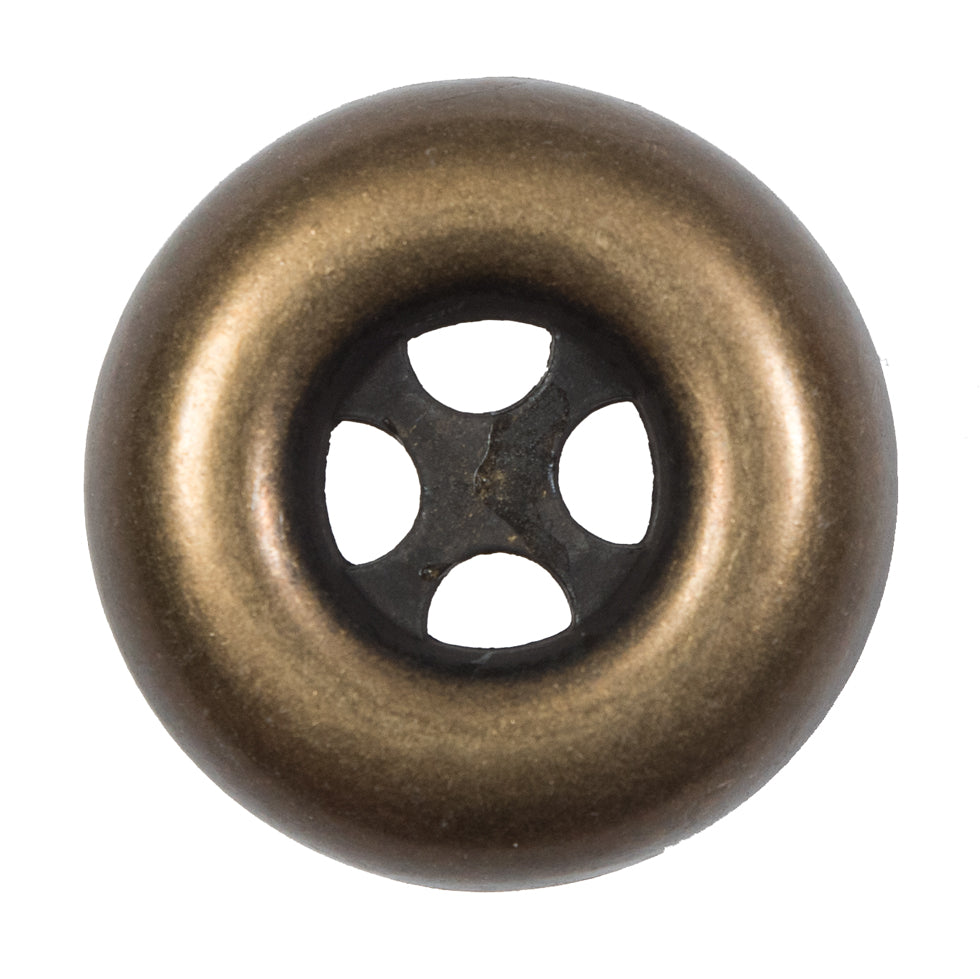 Italian Antique Gold Metal 4-Hole Button - 54L/34mm - Joann Fabrics
