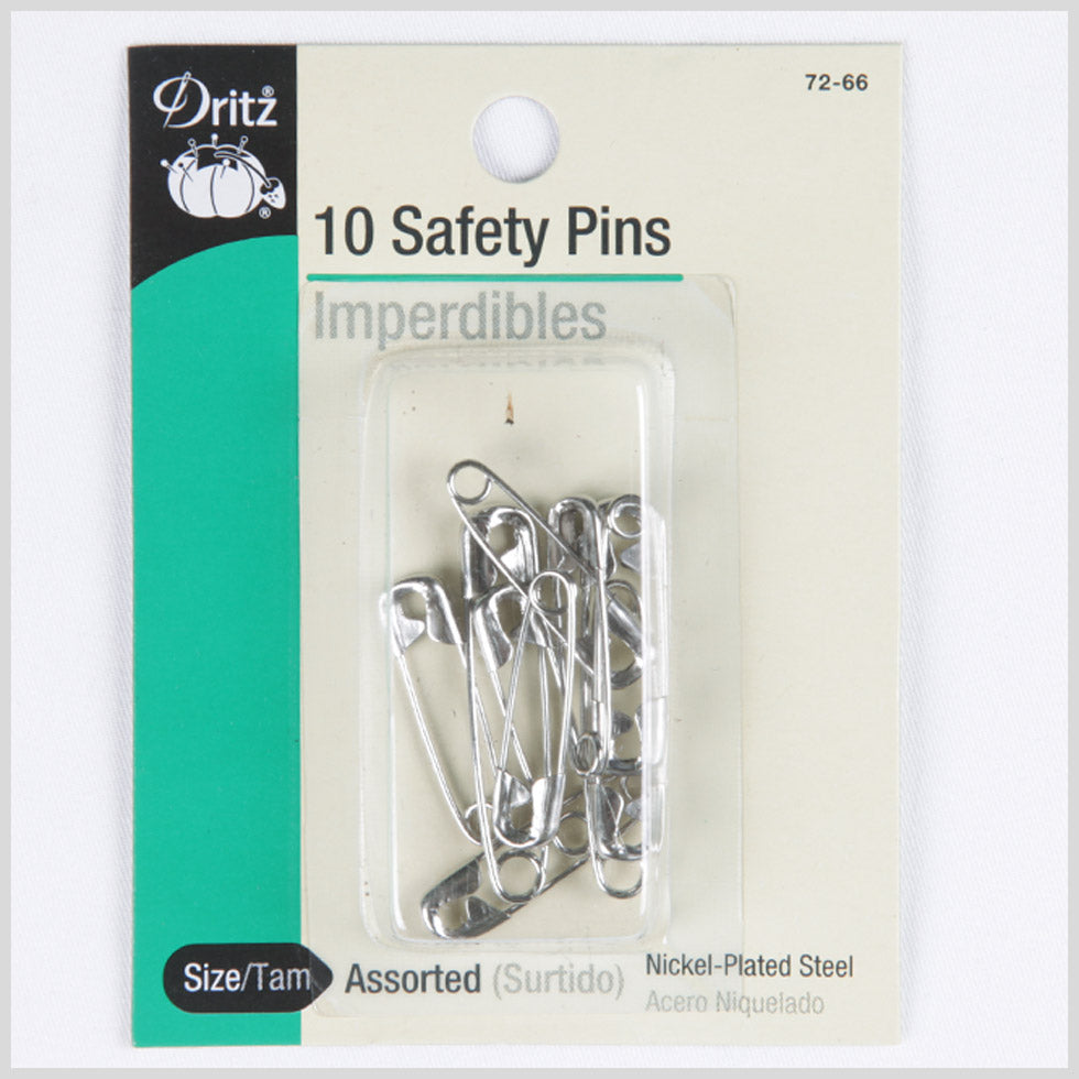 Dritz Assorted Size Safety Pins - 10ct - Joann Fabrics