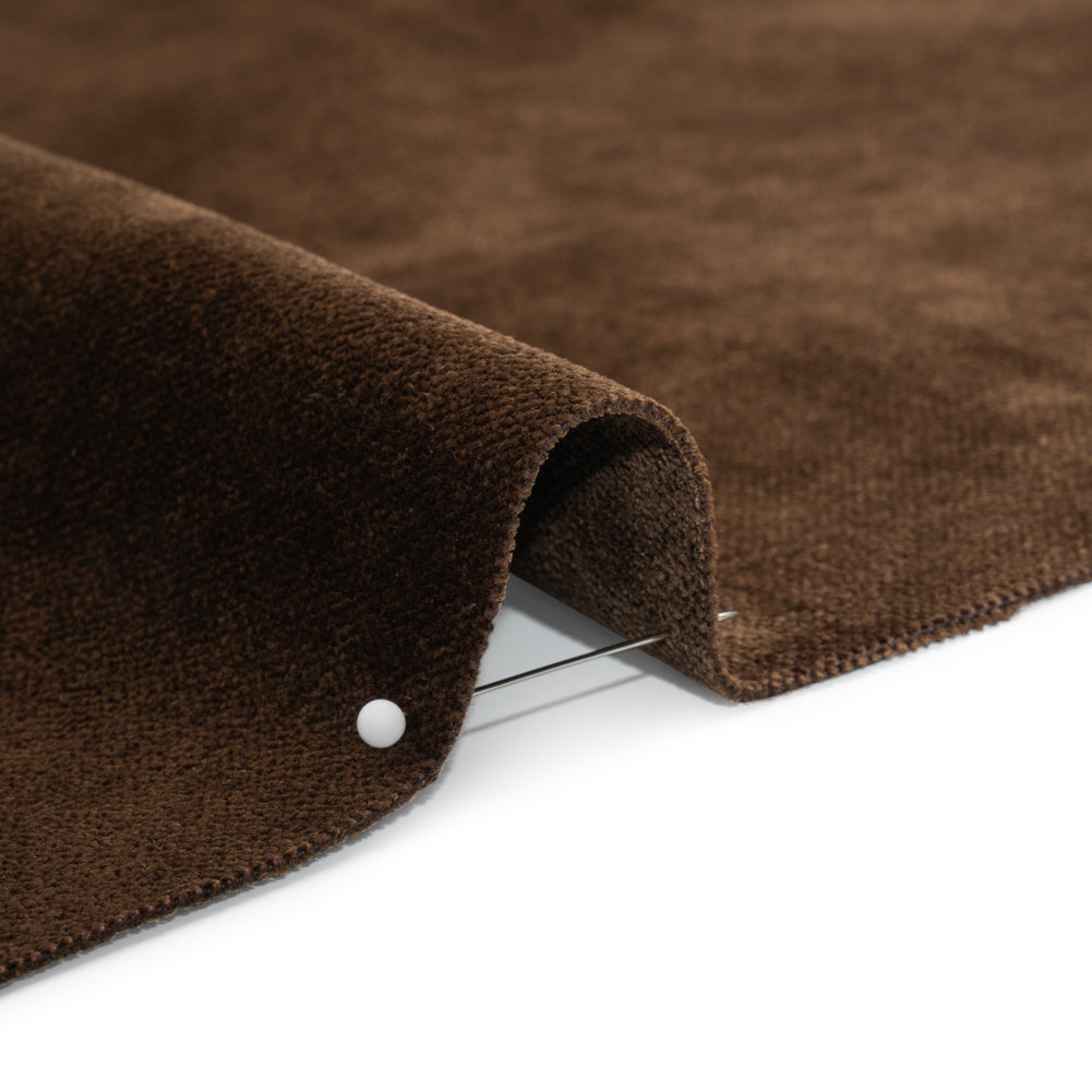Upholstery Chenille with Latex Backing - Chocolate - Tonnet Collection - Joann Fabrics