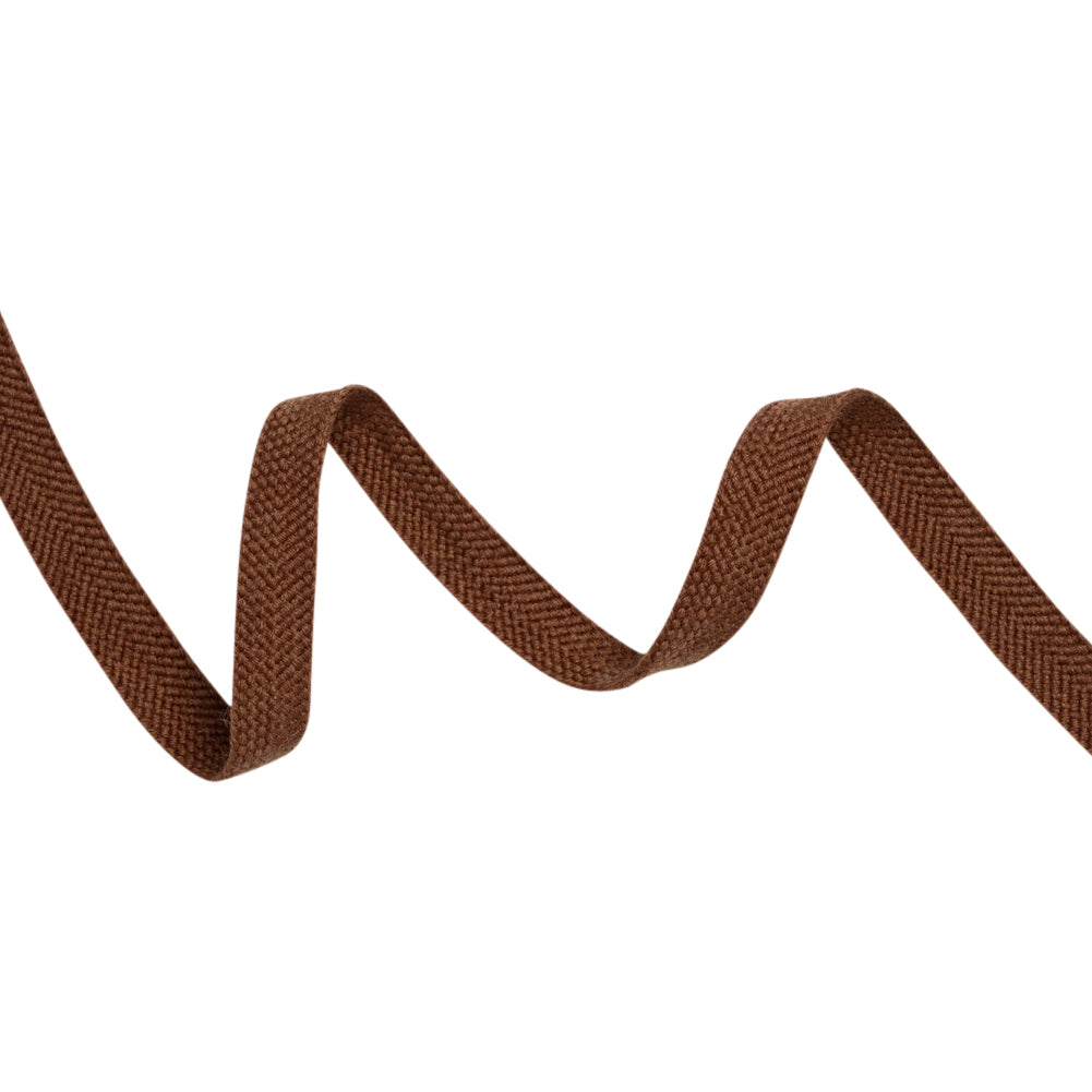 Brown Wool Braided Tape - 0.5