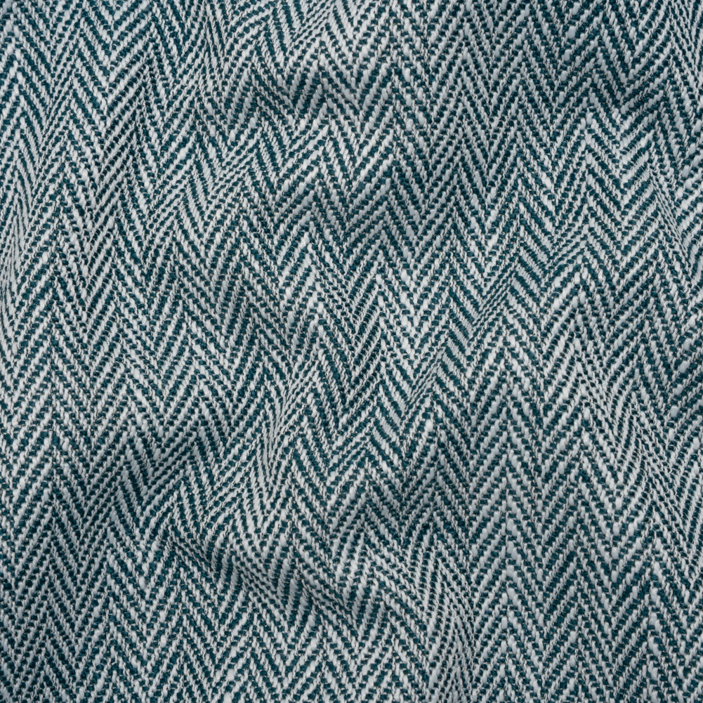 Recycled Polyester Home Decor Twill - Navy Herringbone - British Imported - Joann Fabrics