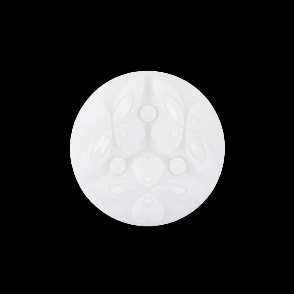 Italian Sugar Swizzle Floral Molded Shank Back Nylon Button - 36L/23mm - Joann Fabrics