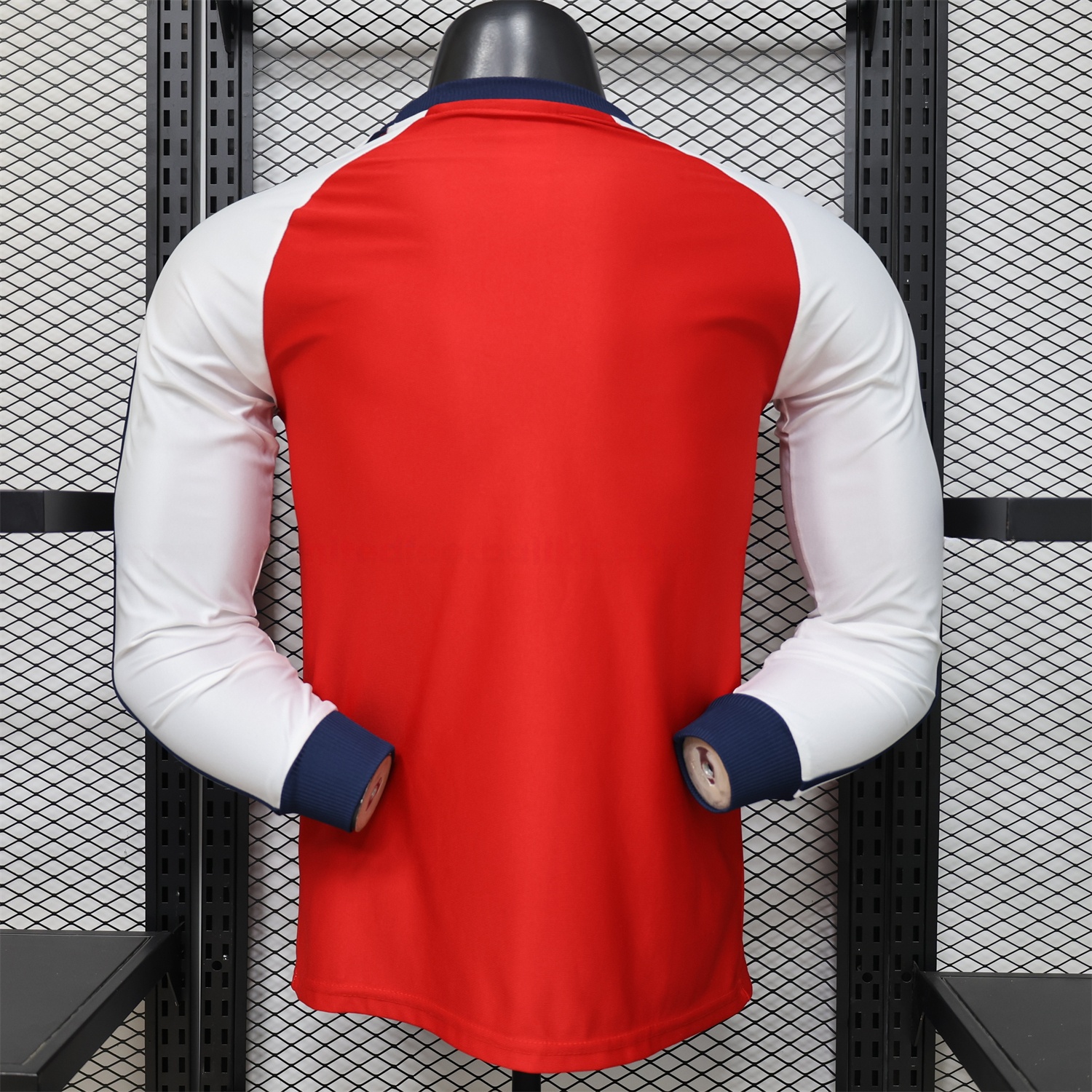 Arsenal 25-26 Red With White Casual Long Sleeves Jersey - Player Version - UnitedFutballJersey