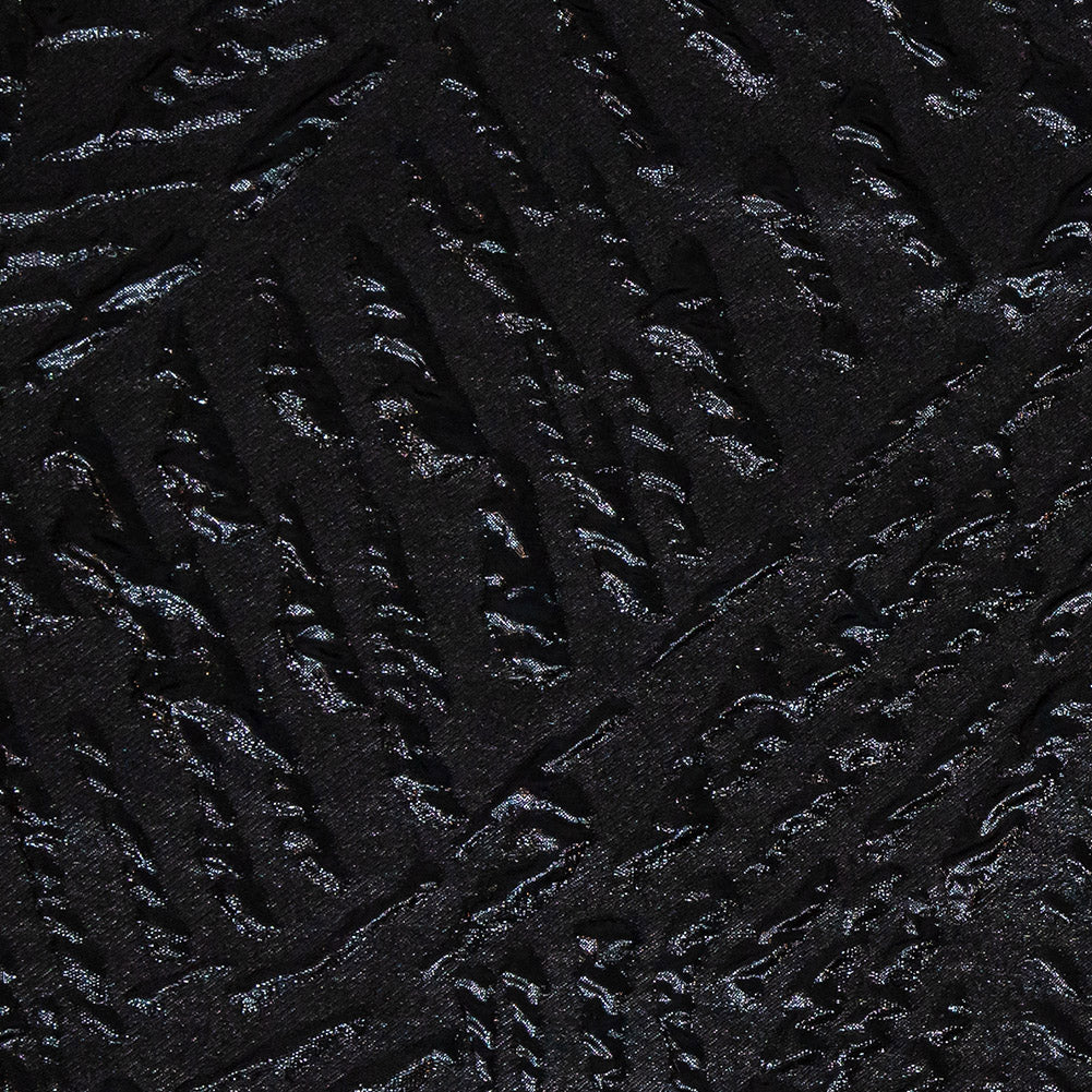 Metallic Black Abstract Luxury Brocade - Joann Fabrics