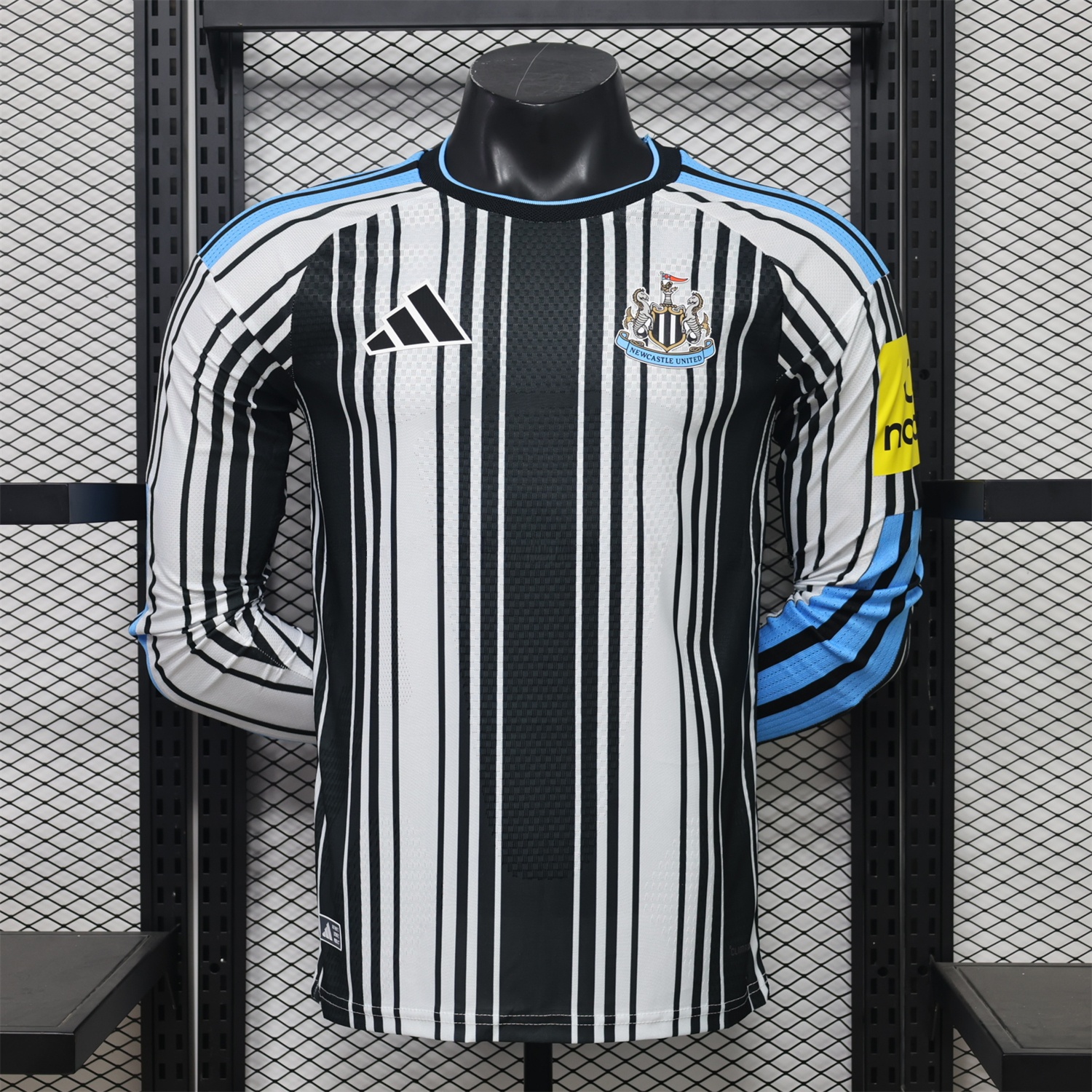 Newcastle United 26-27 Home Long Sleeves - Player Version - UnitedFutballJersey