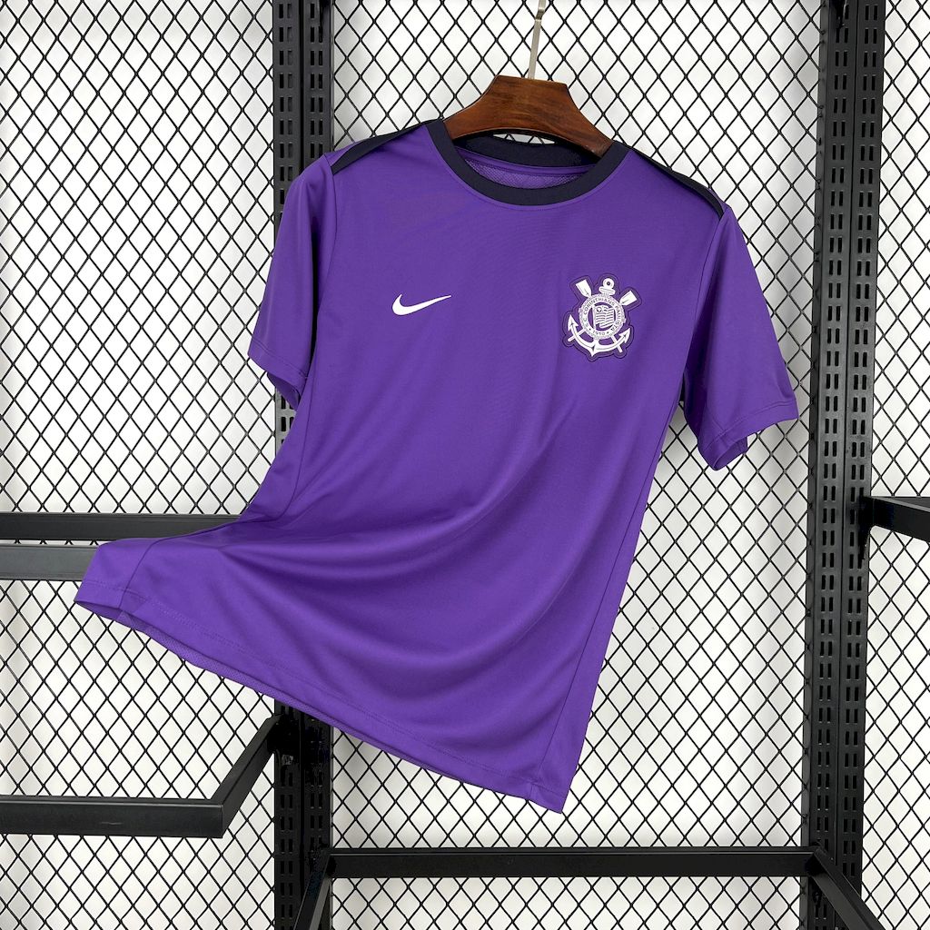 2025/2026 Corinthians Purple pre-match training Football Jersey 1:1 Thai quality