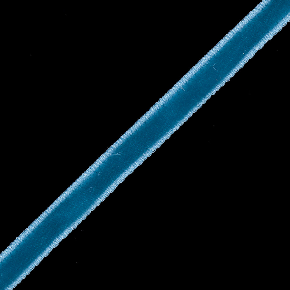 Single Faced Velvet Ribbon Made in Italy - 1/8