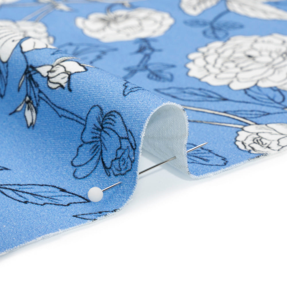 Mood Exclusive Nothin' But Blue Skies Stretch Brushed Cotton Twill - Joann Fabrics