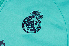 2024/2025 Real Madrid Light Green Half-Pull Training Suit Football Shirt 1:1 Thai Quality Set