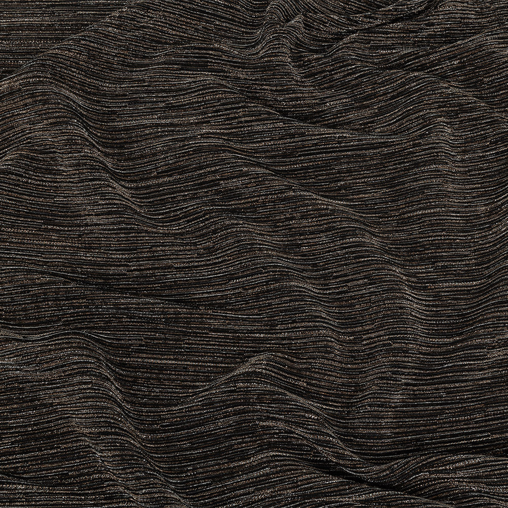 Metallic Plisse - Bronze and Black - Joann Fabrics