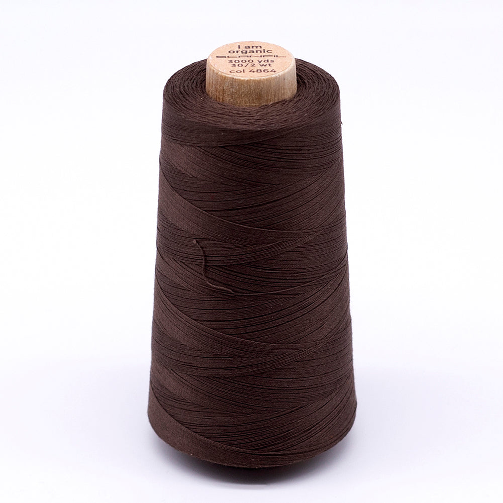 SCANFIL® 30wt Organic Pima Cotton Thread 3000 yd Cone - 4864 Coffee Liqueur - Joann Fabrics