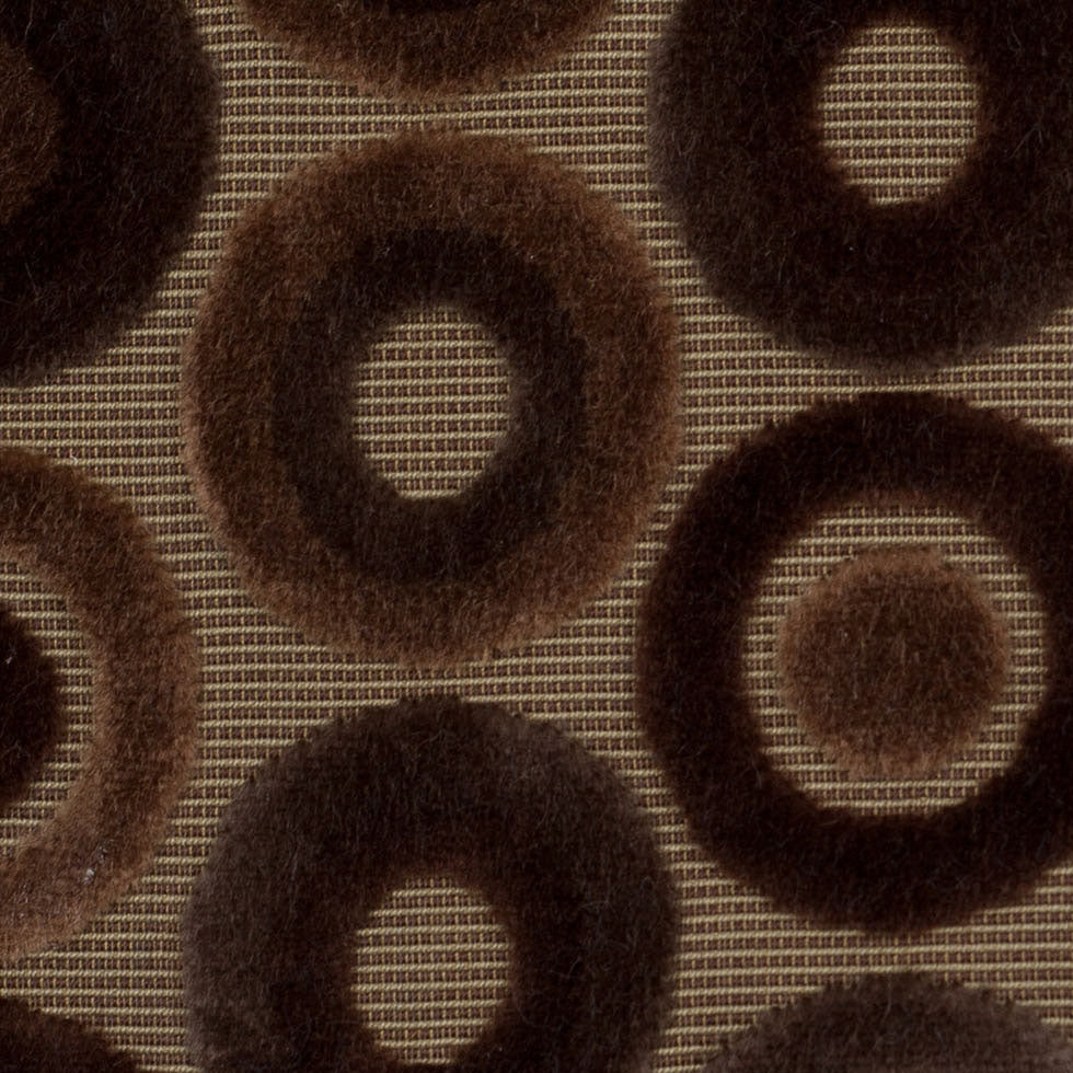 Brown Geometric Velvet - Joann Fabrics