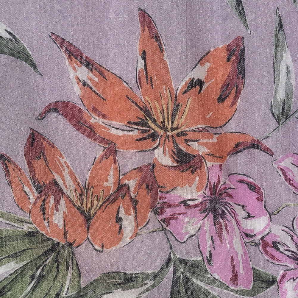 Mood Exclusive Lavender Delicate Indulgence Crinkled Cotton Voile - Joann Fabrics