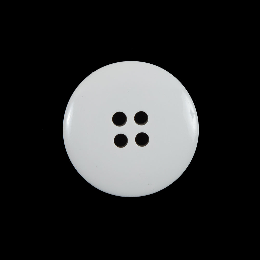 White 4-Holed Plastic Button - 36L/23mm - Joann Fabrics