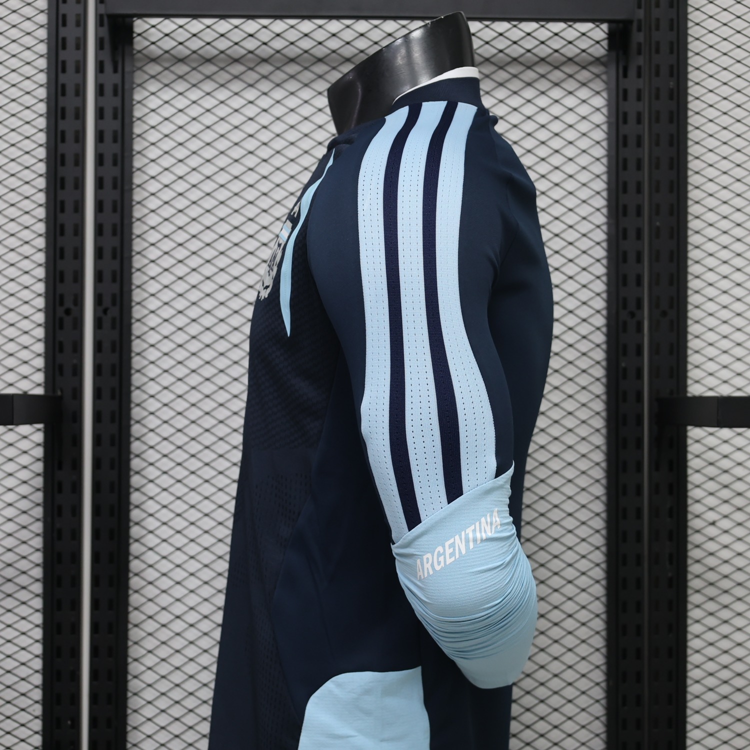 Argentina 2026 Dark Blue Long Sleeves Training Jersey - Player Version - UnitedFutballJersey