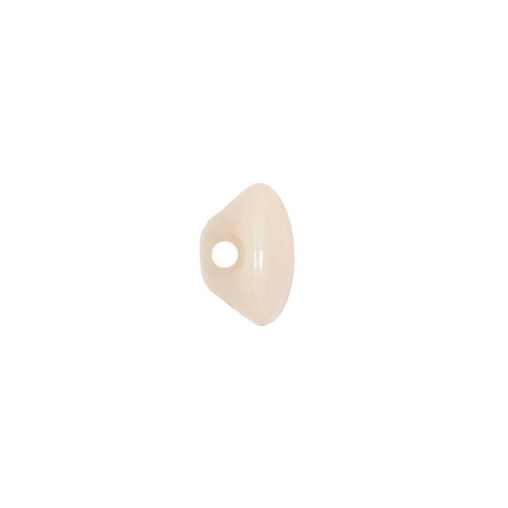 European Beige Self Back Glass Button - 18L/11.5mm - Joann Fabrics