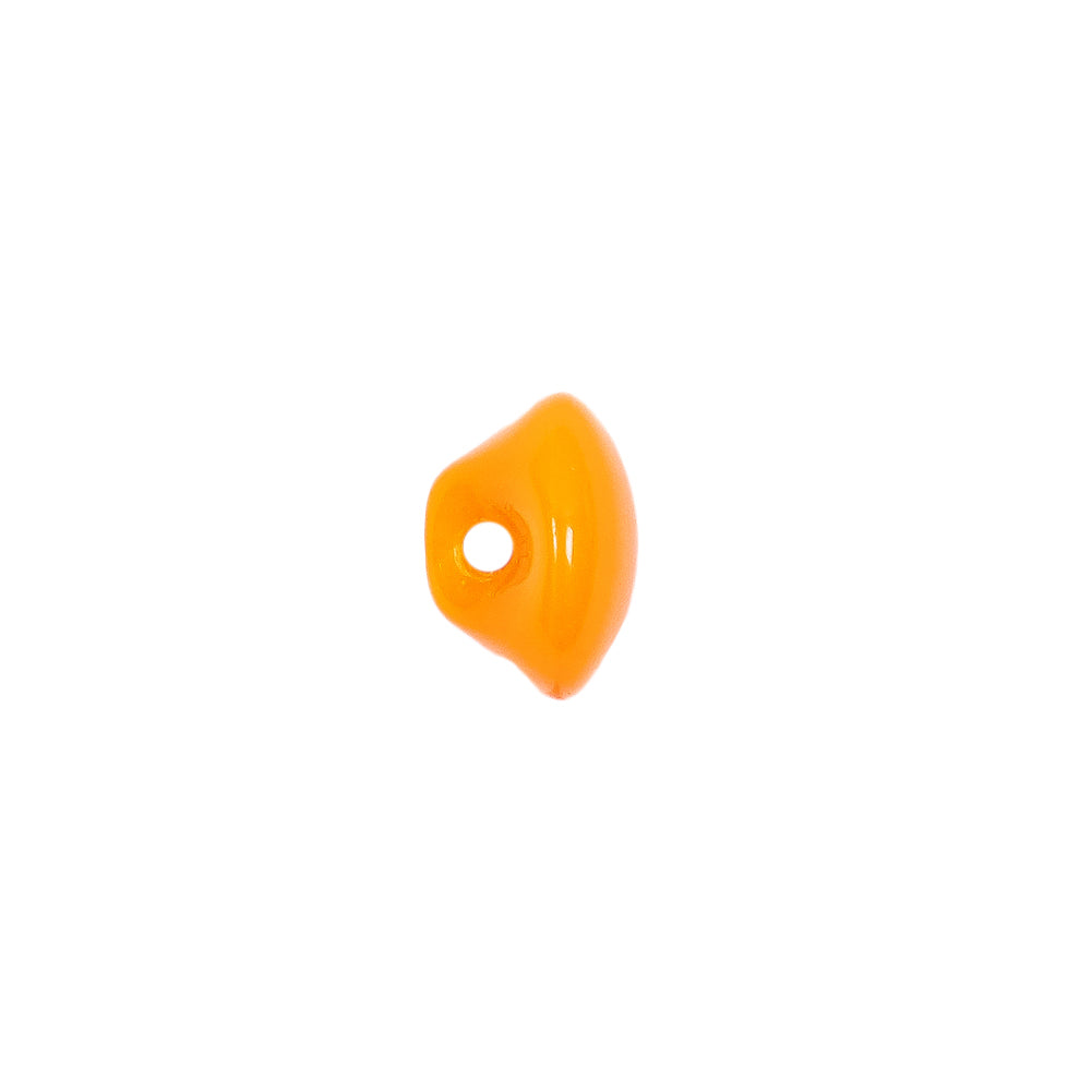 European Orange Self Back Glass Button - 18L/11.5mm - Joann Fabrics