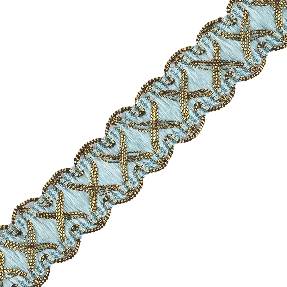 Blue/Gold Metallic Braid - Joann Fabrics
