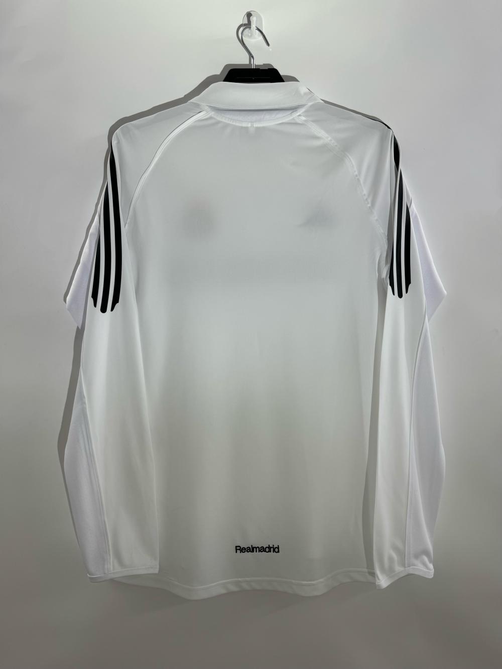 2005/2006 Retro Long Sleeve Real Madrid Home Soccer Jersey 1:1 Thai Quality