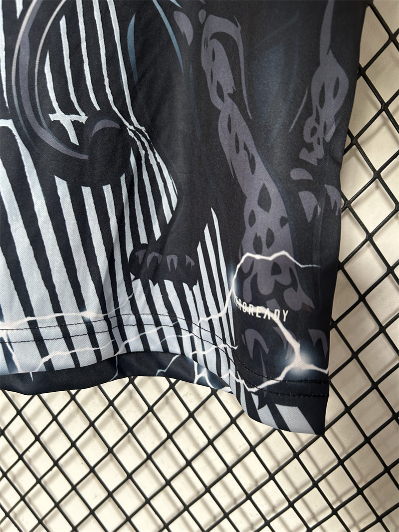 2024/2025 Real Madrid Leopard Special Edition Jersey Black 1:1 Thai Quality