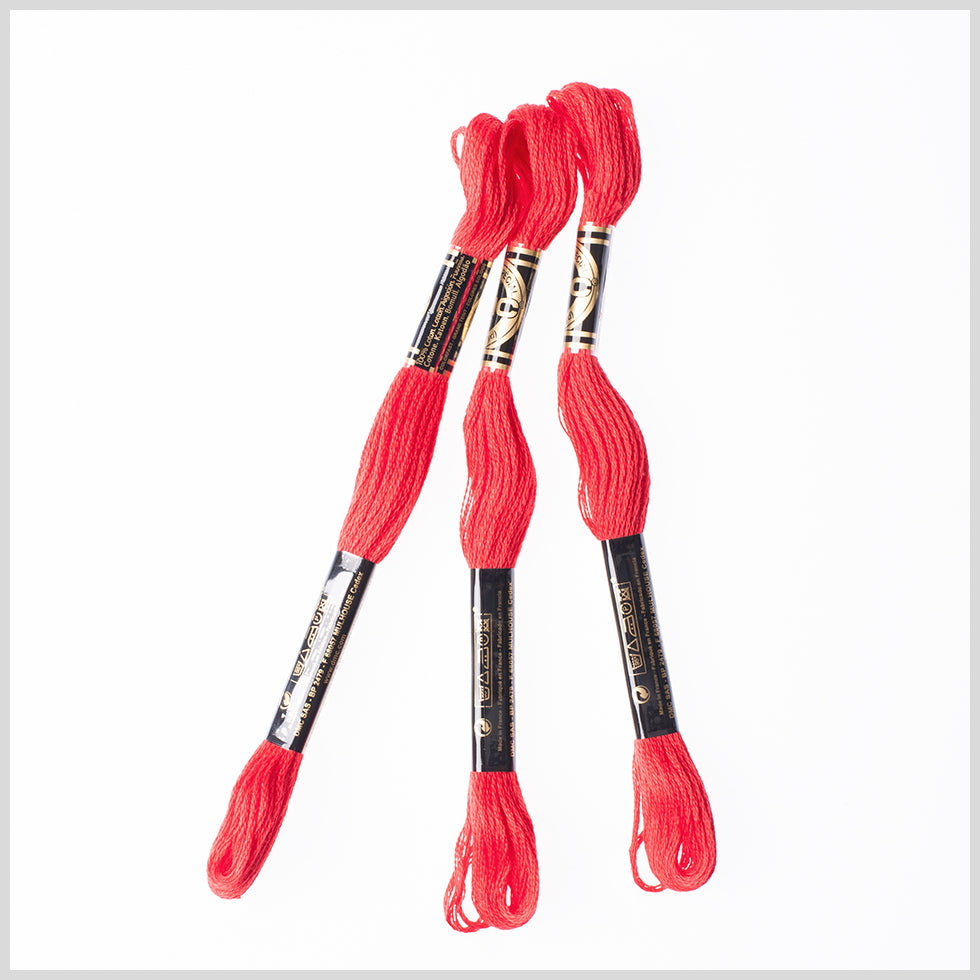 3-Pack DMC Size 6 Embroidery Floss #666 Bright Red - Joann Fabrics