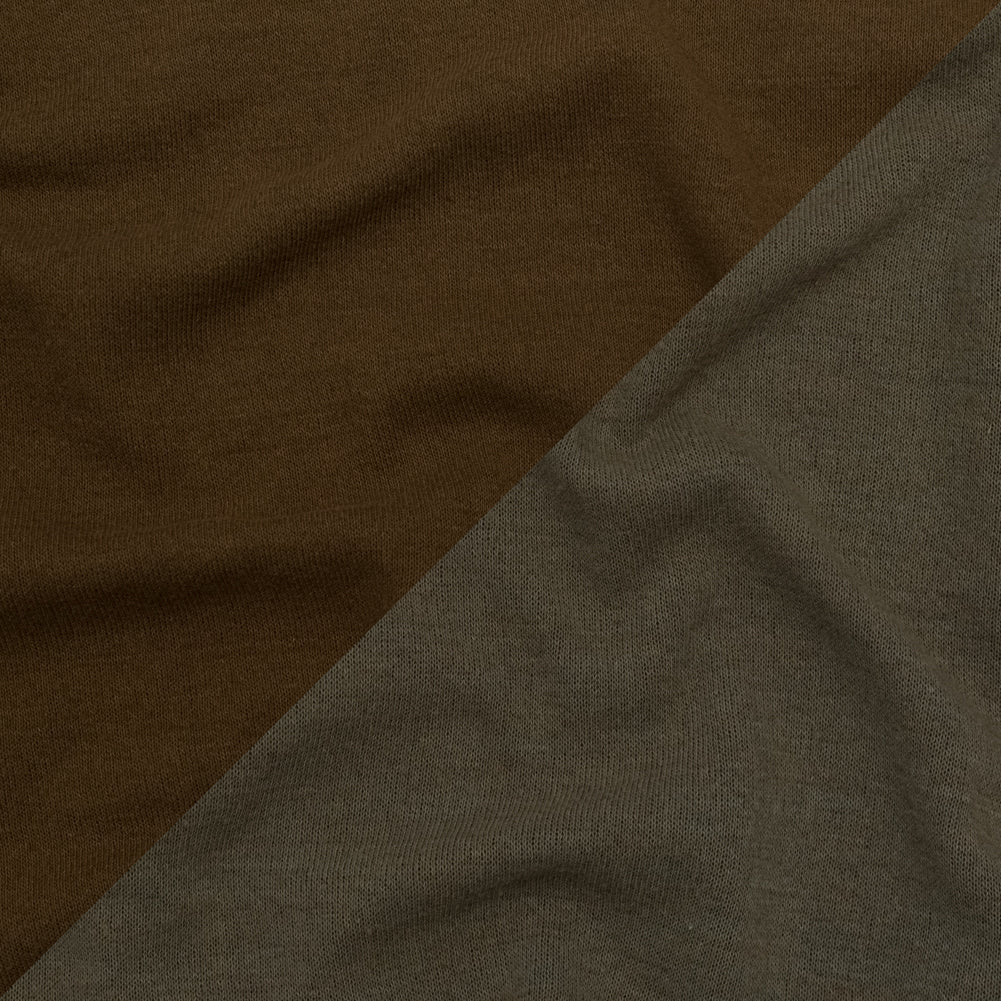 Italian Brindle and Coffee Liqueur Reversible Wool Double Knit - Joann Fabrics