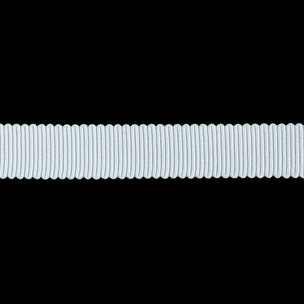 Matte White Recycled Polyester Petersham Grosgrain Ribbon - 12mm - Joann Fabrics