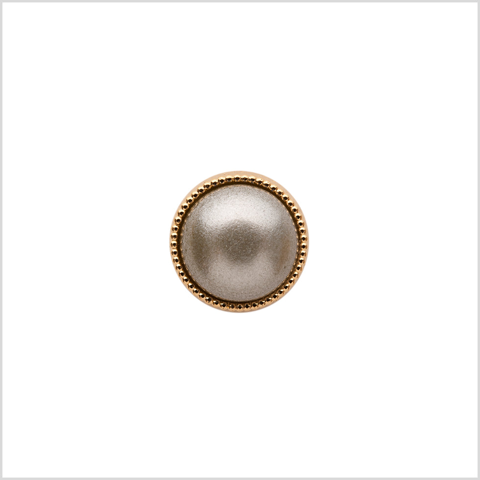 Italian Silver and Gold Shank Back Button - 16L/10mm - Joann Fabrics